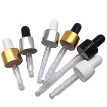 Free Sample Wholesale Aluminium Plastic Cap 18/415 Glass Dropper Pipette Cover